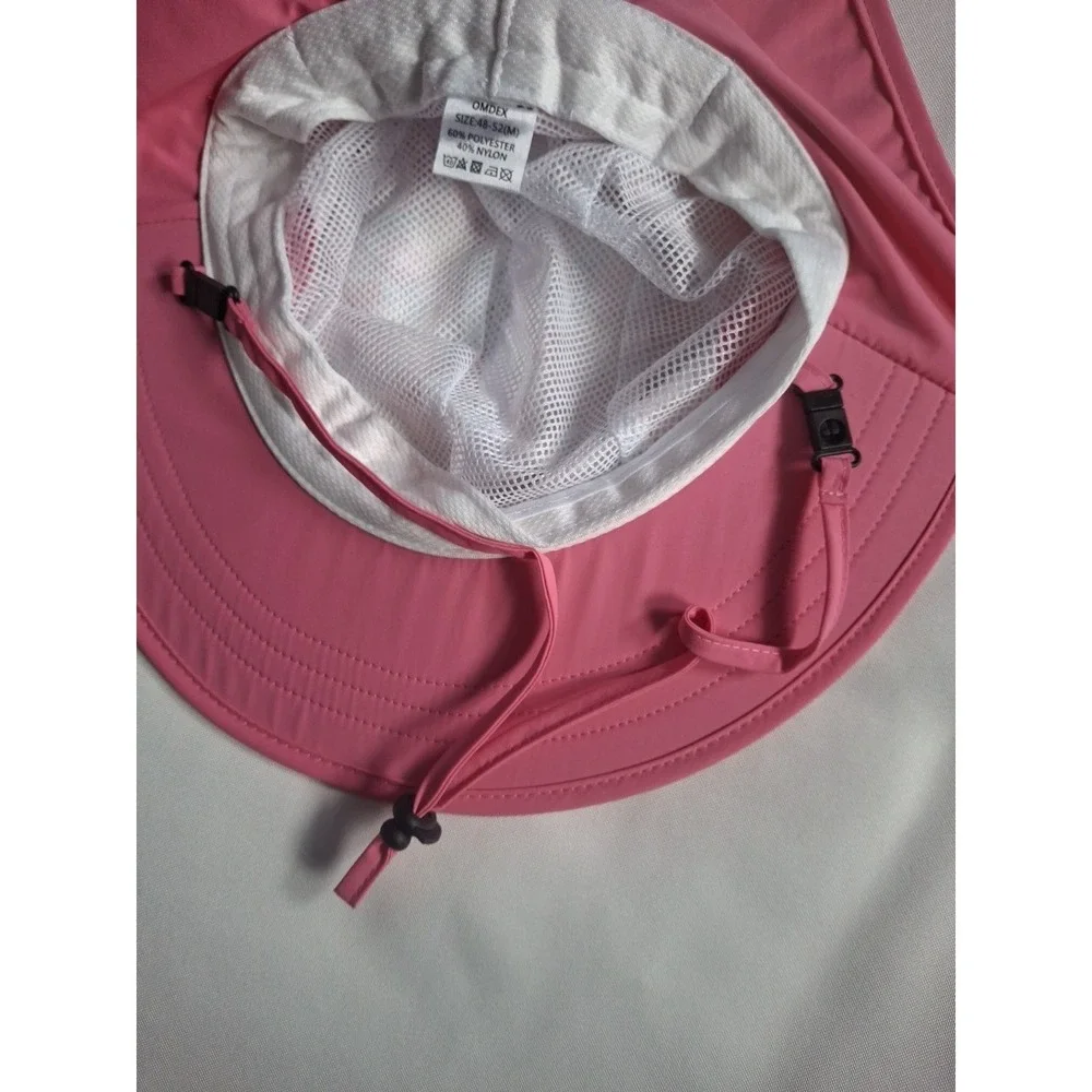 OMDEX Sun Hat‎ Neck Flap Girls Floral Print and UPF 50+ rating Medium